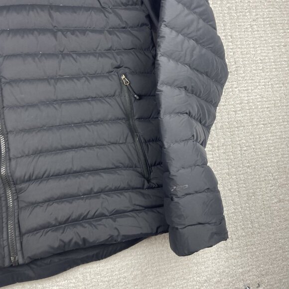 The North Face Stretch Down Jacket 700 Fill Men's L Puffer Black Packable Read* - Picture 10 of 16